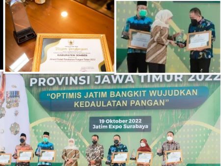 Dua Penghargaan di Hari Pangan Sedunia ke-42 di Jawa Timur untuk Bupati Hendy dan Kabupaten Jember